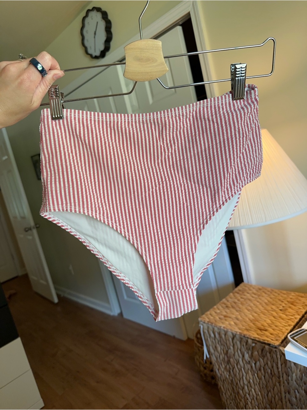 J.Crew Swim Gingham Bikini Bottoms -S